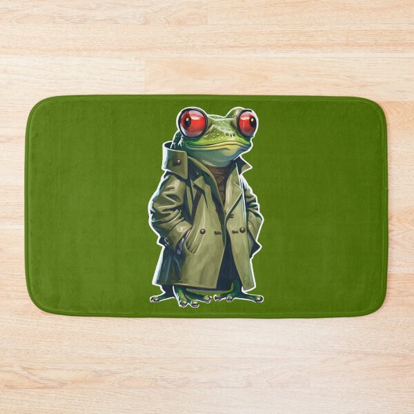 Item preview, Frog in a coat designed and sold by myabstractmind.