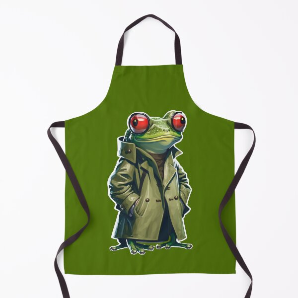 Item preview, Frog in a coat designed and sold by myabstractmind.