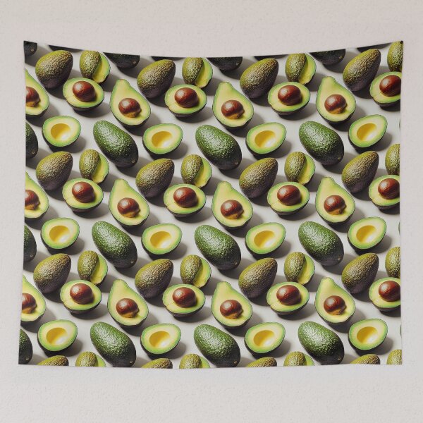 Artikelvorschau, Sweet Repeating Avocado Pattern - Realistic Avo Design entworfen und verkauft von Fine Prints.