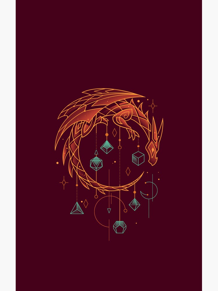 Thumbnail 4 of 4, Samsung Galaxy Phone Case, Draconic Dice keeper - Roleplayer Gamer designed and sold by Snouleaf.