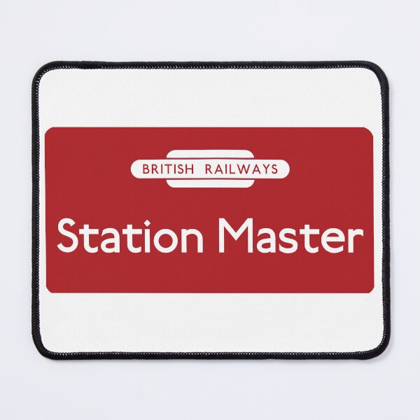 Item preview, British Railways Station Master sign designed and sold by Random Railways.