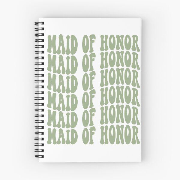 Item preview, Maid Of Honor Sage Green Retro Graphic Bridal Party Gifts for Bachelorette Party designed and sold by mysticblvd.