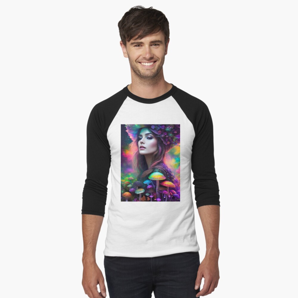 Item preview, Baseball ¾ Sleeve T-Shirt designed and sold by PsychedelicPsyc.