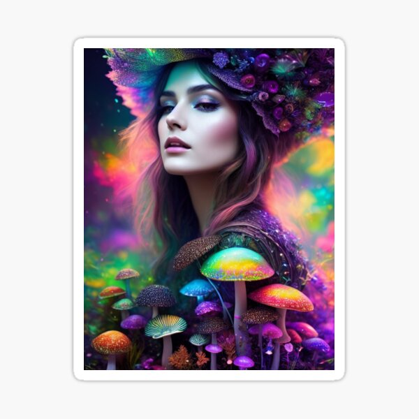 Psychedelic Mother Nature #95 Part of the Psychedelic Mother Nature Collection Sticker