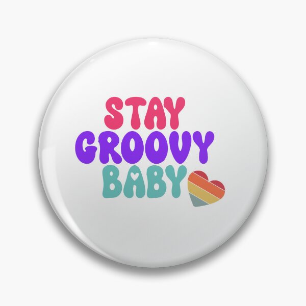 Artikelvorschau, Bleib groovy Baby | Retro-Groove entworfen und verkauft von KAMATCHOX.