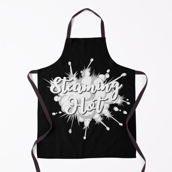 Item preview, Monochrome Steaming Hot Fun Slogan For All Hot People designed and sold by TrulyEpoque.