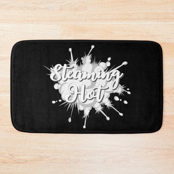 Item preview, Monochrome Steaming Hot Fun Slogan For All Hot People designed and sold by TrulyEpoque.