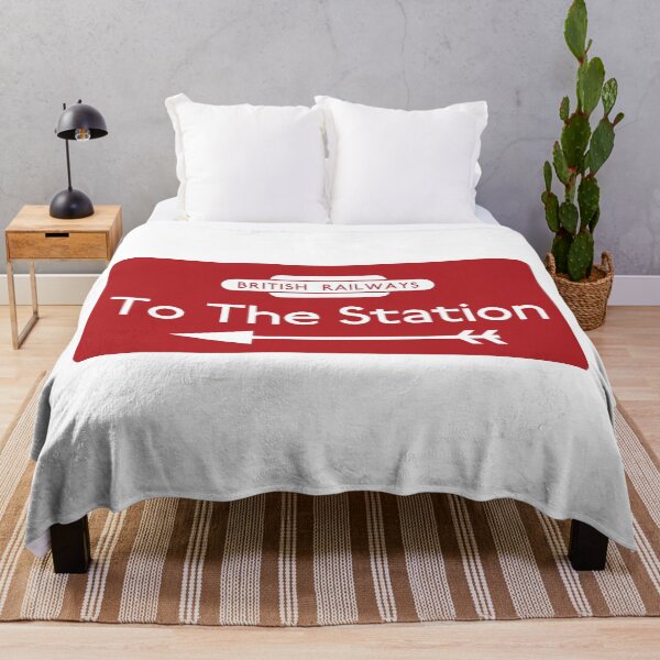 Item preview, British Railways To The Station sign designed and sold by Random Railways.