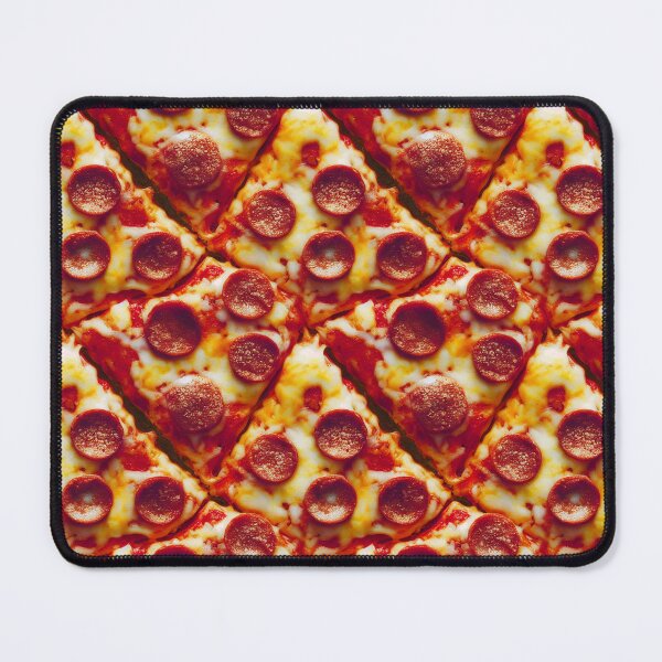 Item preview, Repeating Pizza Pattern - Realistic Pepperoni Pizza Design designed and sold by Fine Prints.