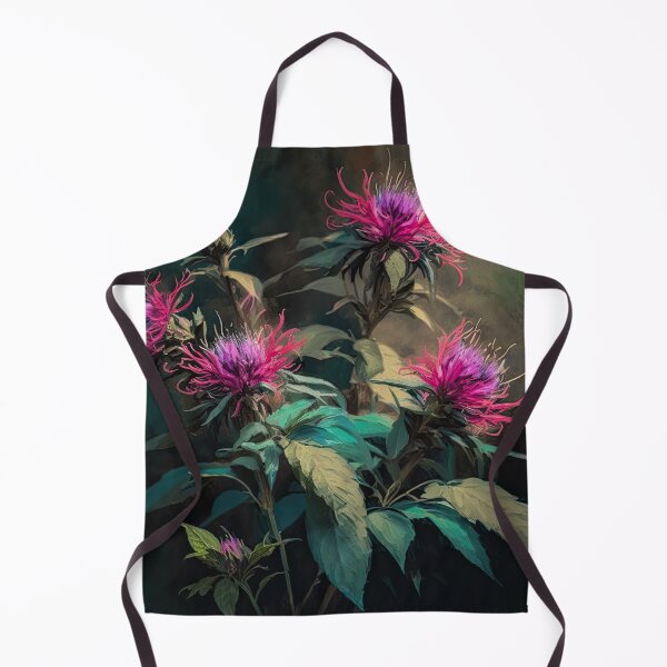 Item preview, Red Bee Balm Flowers  designed and sold by Vanover Designs.