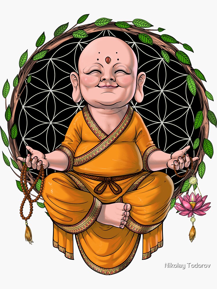 Baby Buddha Sticker