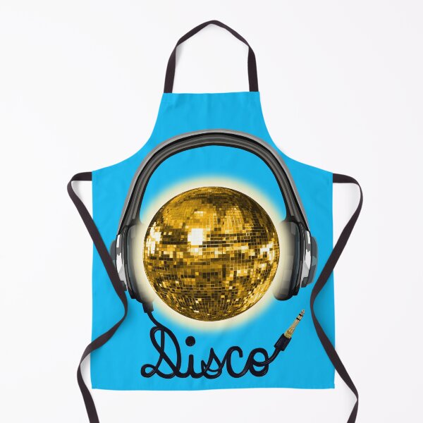 Item preview, Retro Gold Sunny Disco Ball with Headphones designed and sold by Deborah Camp.