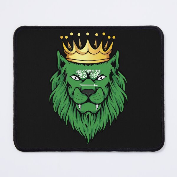 Item preview, Saudi Arabia Lion King Flag designed and sold by RahallusNtx.