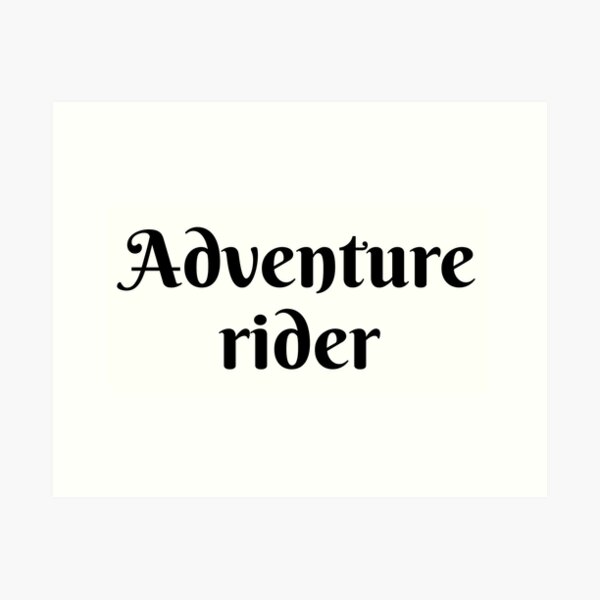 Item preview, Adventure Rider for Adventure Bike Motorcycle Touring biker designed and sold by starider.