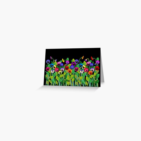 Item preview, Spring pansies designed and sold by Jennifer Ladd.