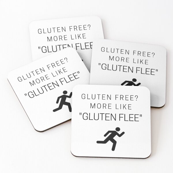 Item preview, Gluten Free? More Like Gluten Flee - For Light Backgrounds designed and sold by Paul Corps.