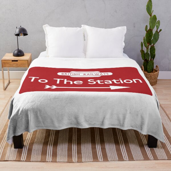 Item preview, British Railways To The Station sign designed and sold by Random Railways.