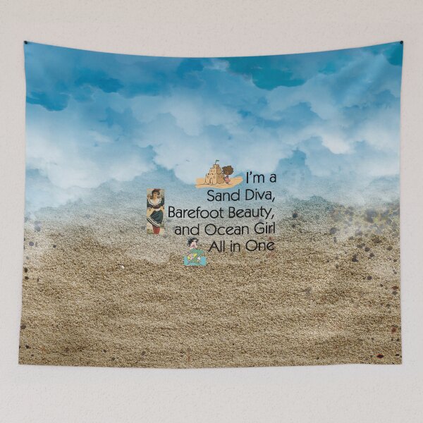 Aperçu de l'œuvre Diva de sable créée et vendue par teepossible.