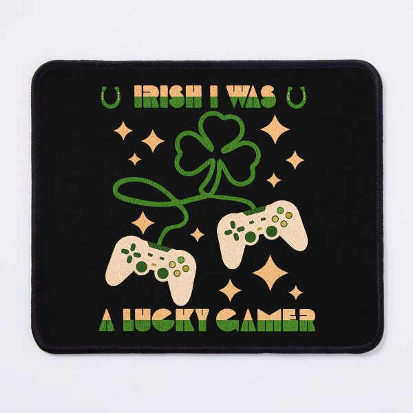 Item preview, Irish I was a Lucky Gamer Saint Patrick's Day 2023 designed and sold by Trinket-Trickster.