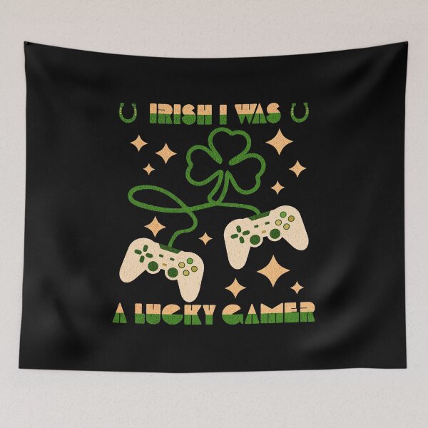 Item preview, Irish I was a Lucky Gamer Saint Patrick's Day 2023 designed and sold by Trinket-Trickster.