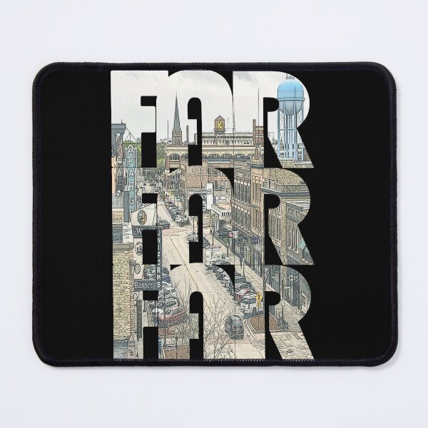Item preview, Fargo, North Dakota FAR Cityscape Repeating Pattern designed and sold by CrabbyLobster.