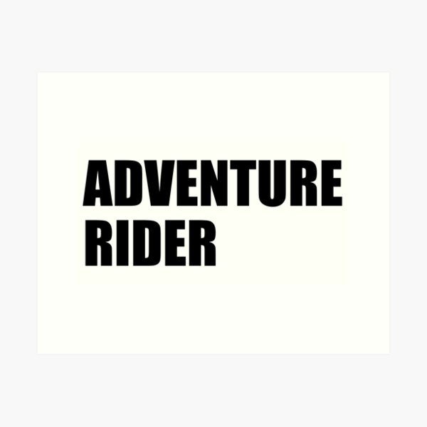 Item preview, Adventure Rider for Adventure Bike Motorcycle Touring biker designed and sold by starider.