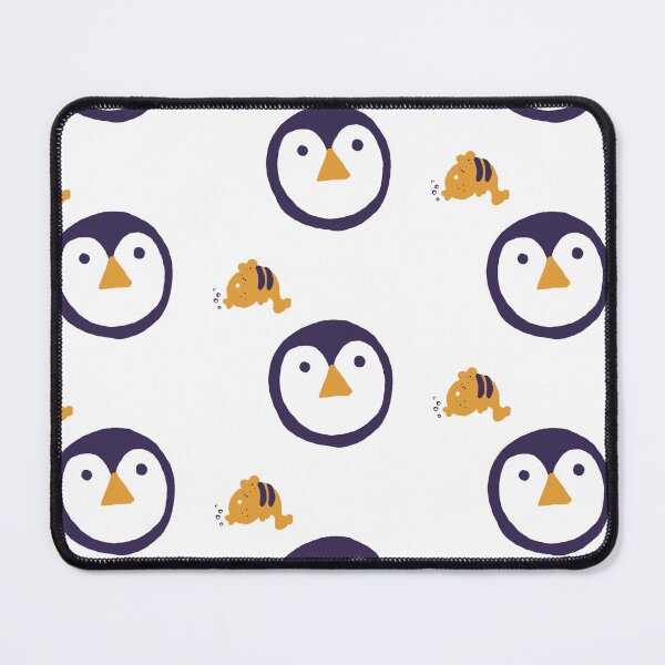 Item preview, Penguin and fish designed and sold by Emma Raven.