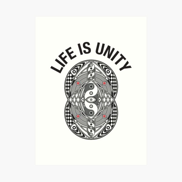Vesica Piscis Life Is Unity Art Print