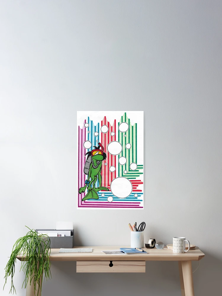 Thumbnail 2 of 3, Poster, Colorfrog designed and sold by Ryuus.