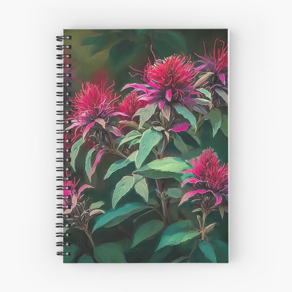 Item preview, Red Bee Balm Flowers  designed and sold by Vanover Designs.