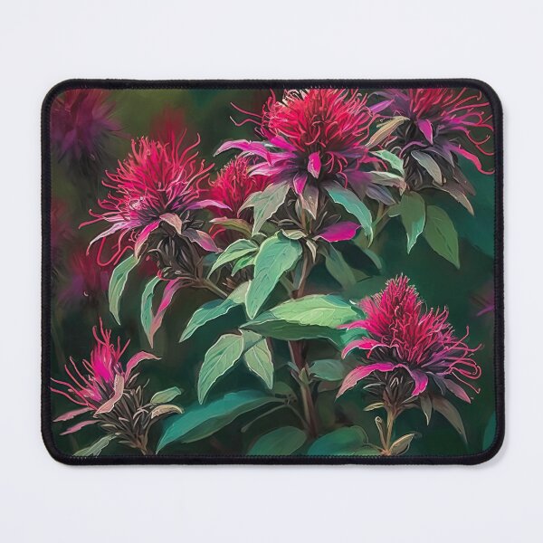 Item preview, Red Bee Balm Flowers  designed and sold by Vanover Designs.