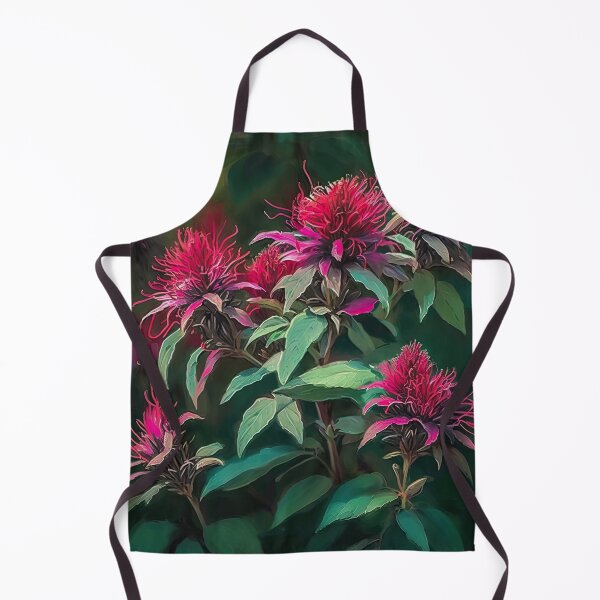 Item preview, Red Bee Balm Flowers  designed and sold by Vanover Designs.