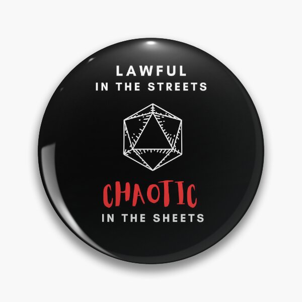 Item preview, Lawfull/Chaotic designed and sold by MoonMothPrintco.