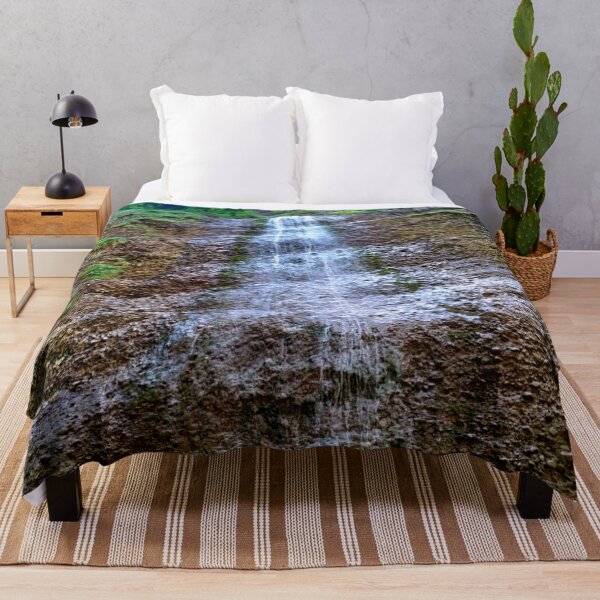 Item preview, Waterfall Coming Down A Mountain designed and sold by funkyfreshfinds.
