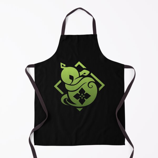 Item preview, Baizhu logo in Dendro colours - Genshin Impact designed and sold by damomonkey.