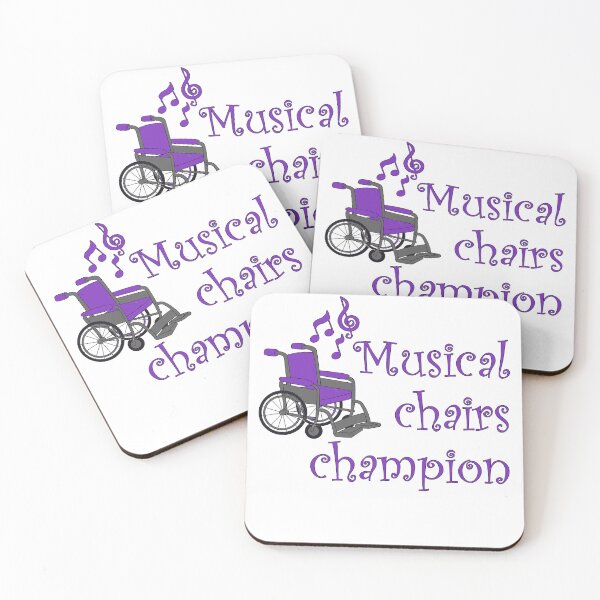 Item preview, Musical chairs champion - wheelchair user humour designed and sold by KyttsyKrafts.