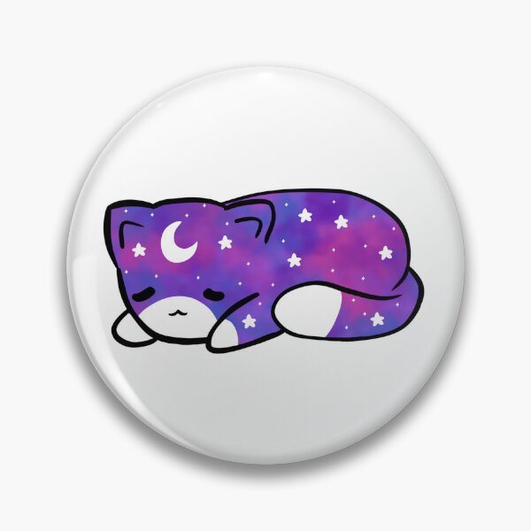 Artikelvorschau, Schlafende Katze zum Thema Weltraum entworfen und verkauft von dreamsclouds.