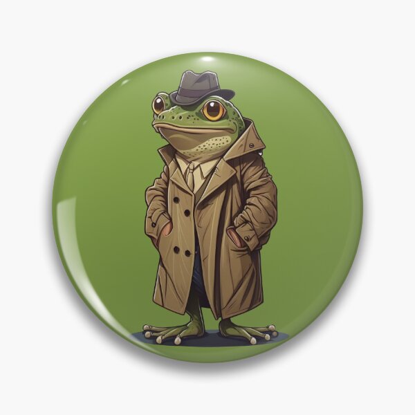 Item preview, Detective frog designed and sold by myabstractmind.
