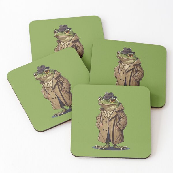 Item preview, Detective frog designed and sold by myabstractmind.