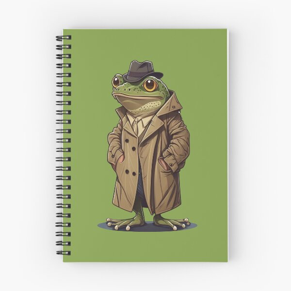 Item preview, Detective frog designed and sold by myabstractmind.