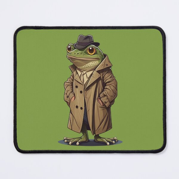 Item preview, Detective frog designed and sold by myabstractmind.