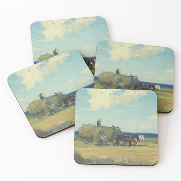 Item preview, Haymaking, Prince Edward County, James Edward Hervey MacDonald designed and sold by TheRedVineyard.