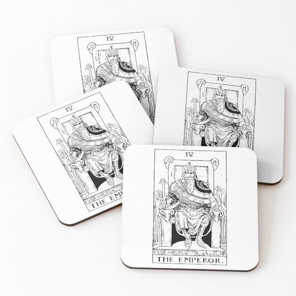 Artikelvorschau, Der Kaiser Tarot in schwarz entworfen und verkauft von winterwinter.