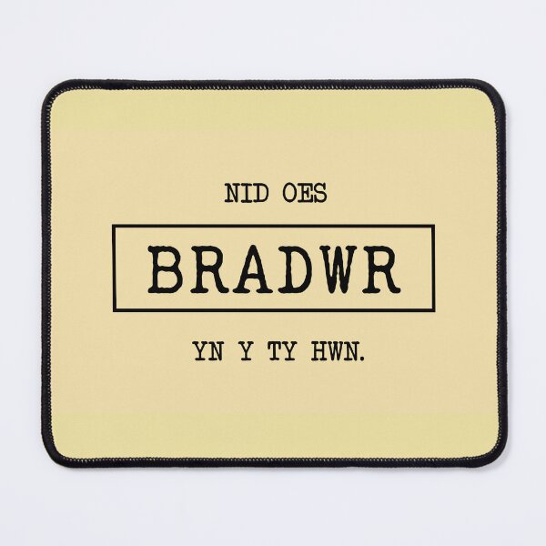 Item preview, Nid Oes Bradwr Yn Y Ty Hwn designed and sold by DafyddEm.