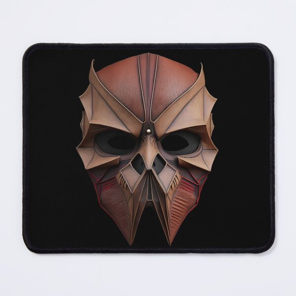 Item preview, Leather evil skull mask designed and sold by folskullyz.
