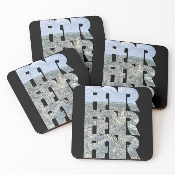 Item preview, Fargo, North Dakota FAR Morning Cityscape Repeating Pattern designed and sold by CrabbyLobster.