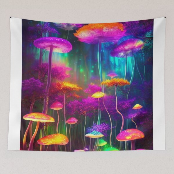 Artikelvorschau, Psychedelic Mushroom Forest #17 Part of the Psychedelic Mushroom Forest Collection entworfen und verkauft von Psychedelic Psychos.