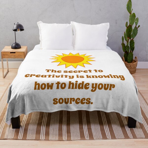 Item preview, The Secret To Creativity Is Knowing - Creativity Quote designed and sold by CrankyOldDude.