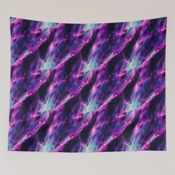 Item preview, Galaxy Print Nebula in Blue, Black, Purple and Pink designed and sold by Fine Prints.