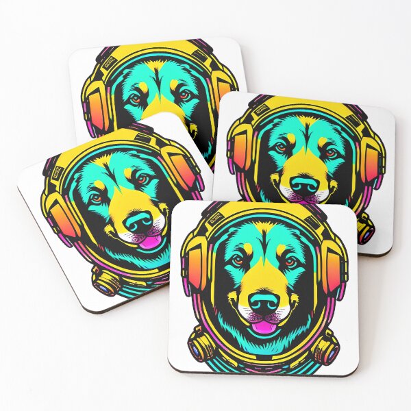 Item preview, Astronaut Dog Bright Colors designed and sold by CinEmmaDesign.